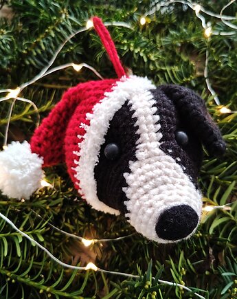 Border collie - świąteczna ozdoba dla miłośników psów!, wernika