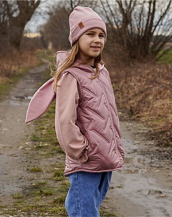 Kamizelka pikowana BRUDNY RÓŻ, Diverso Design