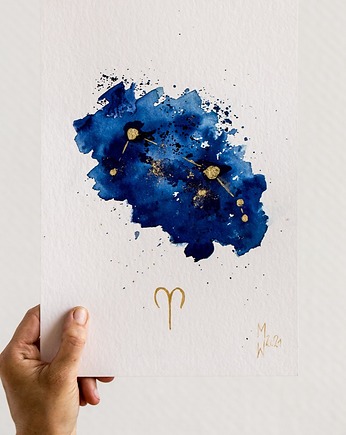 Plakat Gwiazdozbiór Znak Zodiaku BARAN Konstelacja Gwiazd, My Moment