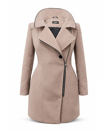 Płaszcz zimowy - Amelia Beż, POLKA