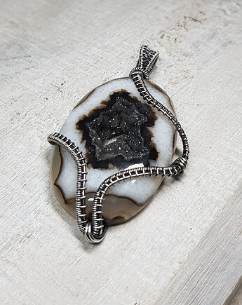 Kryształowa druza agatu    s211, JanArt