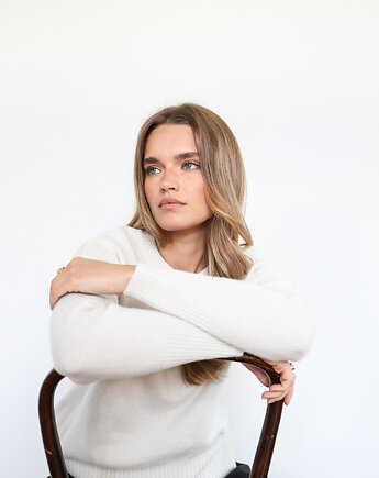 Sweter Freya śmietanka, Lucky HandMade