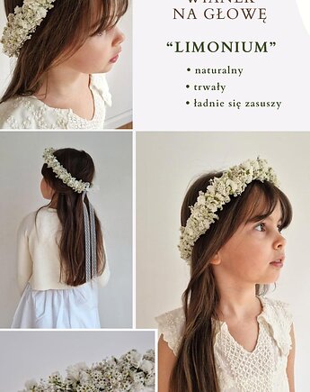 Wianek  na głowę - Komunia,  sesja, urodziny, MOM&SISdekorują