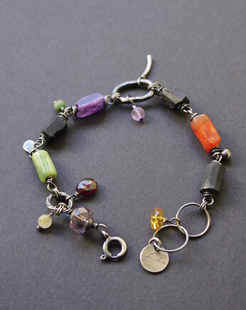 Unikatowa bransoletka - Wielka moc minerałów - Kolor, fado