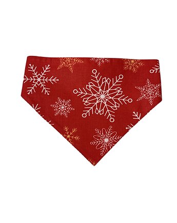 Bandana dla psa na gumce ŚWIĄTECZNA, Psia szafa