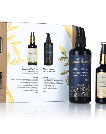 Zestaw Aloe & Plum - regeneracja i nawilżenie, Natural Secrets