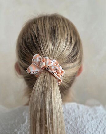 Gumka jedwabna, scrunchie, wild blush MIDI, Capillum