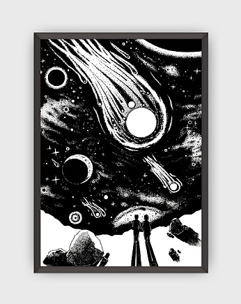 Plakat Wielki Kosmos, megurum.art