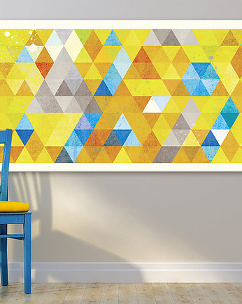 OBRAZ NA PŁÓTNIE - ABSTRAKCJA - 150x60cm, LUdesign gallery