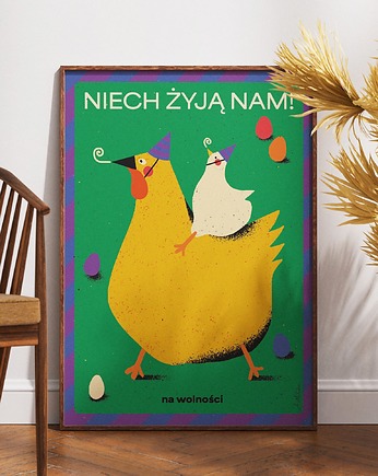 Plakat "Niech żyją nam", Agata Małecka