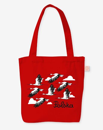 Torba bawełniana Bociany, LOVE POLAND DESIGN
