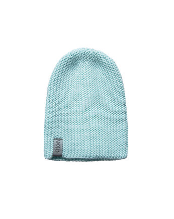 Czapa SEASHINE MINT SHORT ze srebrną nicią