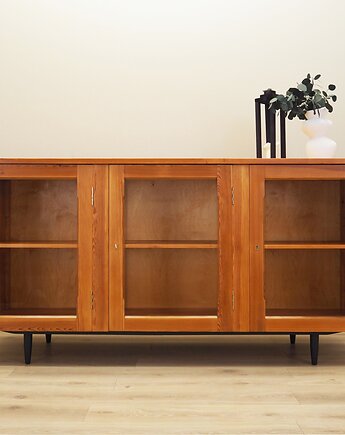 Witryna sosnowa, duński design, lata 80, produkcja: Dania, Przetwory design