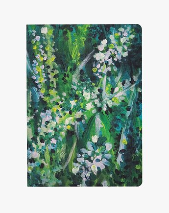 Garden - notatnik A5, bullet journal, dziennik, planer w kropki, Devangari Art