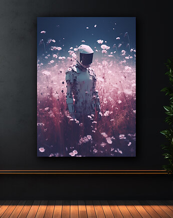 Sztuczna natura - Obraz na płótnie - Druk Blejtrama - Surrealizm #1, Black Sapphire Art