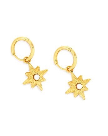 Pozłacane kolczyki z iskierką i jasnym oczkiem, Kulka Bransoletki