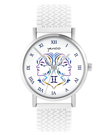 Kolekcja Starlight - Bliźnięta - silikonowy, biały, yenoo