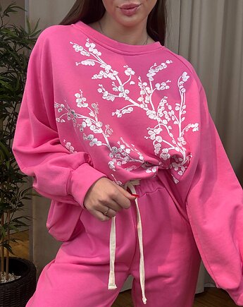 Bawełniana bluza w kwiaty, SOLO moda