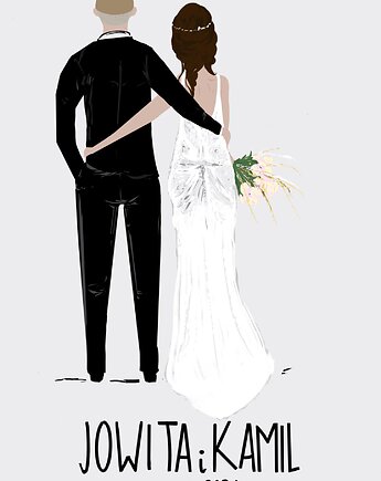 Personalizowany obrazek - prezent ślubny, ReinerArt