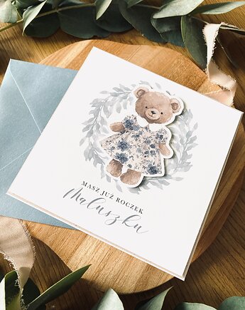 Kartka dla dziecka na roczek, Pierwsze urodziny, Bloom & Paper