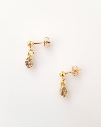 Kolczyki pozłacane Jak dwie krople wody