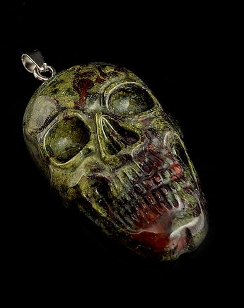 Santa muerte- jaspis smocza krew, Pracownia Neores