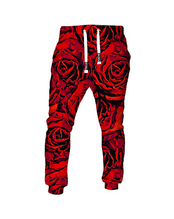 DR.CROW Męskie Spodnie Fullprint Red Roses, DrCrow