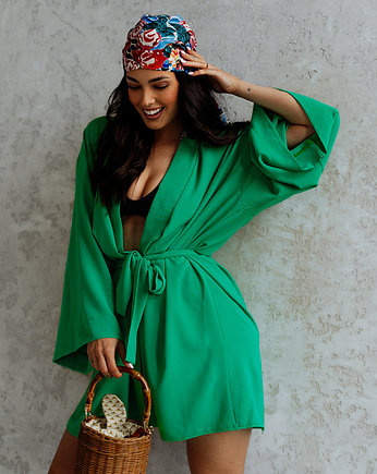 Kimono AMOR w zielonym kolorze, OOH LA LA