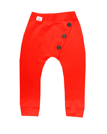 Spodnie czerwone z guzikami 68-134 / BUGZY  , Bugzy