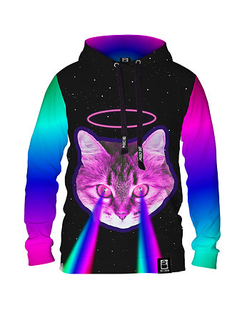 Męska Bluza z kapturem DR.CROW Rainbow Cat, DrCrow