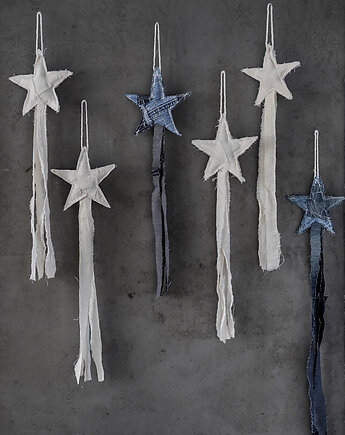 Upcyclingowy zestaw świątecznych zawieszek, LAPINOU