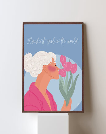 Plakat Lucky Blue, Maya Design