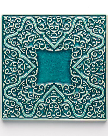 Kafel, kafle XL OSTINATO, turkusowe, pracowniazona