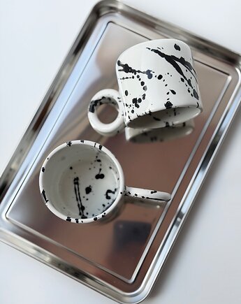 Kubeczek #17 /white and black, 300ml/ z serii Architecture, Handverk