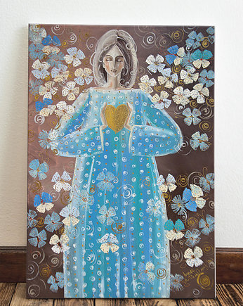 Dłonie są krajobrazem serca. JP II. Giclee, 4mara Marina Czajkowska