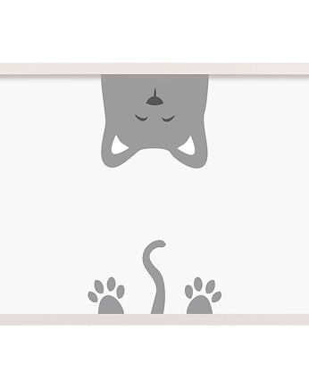 Obrazek Funny Band cat II 21x30cm, Yellow Tipi