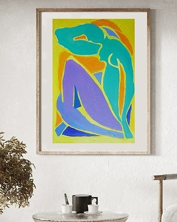 Obraz ręcznie malowany fowizm Henri Matisse style taniec  silnie działa, alice oil on canvas