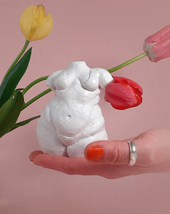 Rzeźba  z serii Nowa Wenus, gipsowa figurynka, New Venus Gift