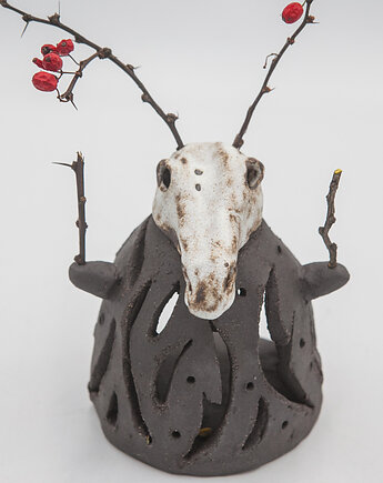 Leszy na kadzidła/tealight, błotko. pracownia ceramiki