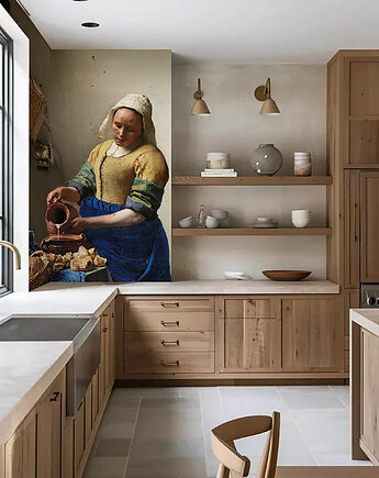 Mleczarka  -  JOHANNES VERMEER - Tapeta, Dekoracje PATKA Patrycja Kita