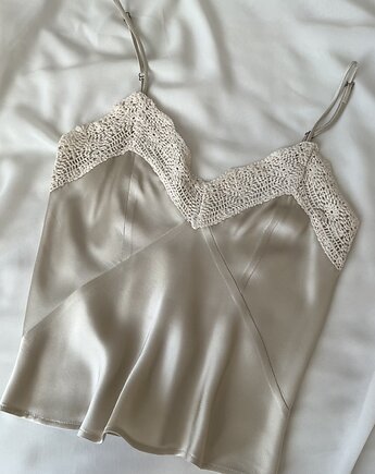 Top z koronką i regulowanymi ramiączkami Celine, Volie Line