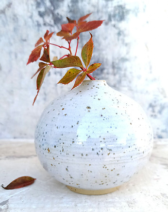 Ceramiczny wazonik nakrapiany, vetro