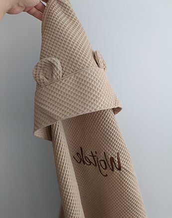 Personalizowany ręcznik z kapturkiem miś100 x 100 cm (kolory), Little Angels