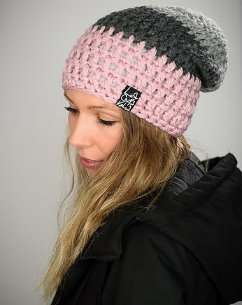 Czapka Triquence 14 - JASNO RÓŻOWA, LaCzapaKabra