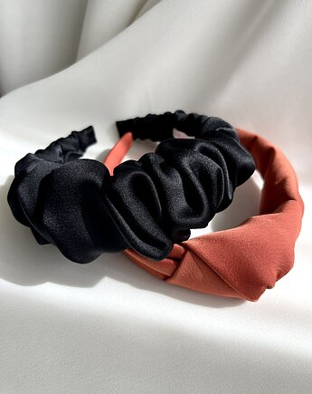 Supełkowa opaska do włosów Orange, Volie Line