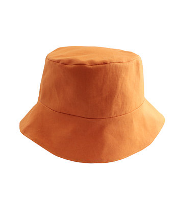 Bucket hat kapelusz kubełkowy czapka rybacka składany kapelusz  pomarańczowy, assembleage