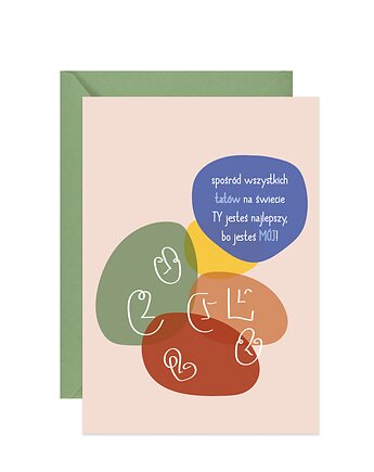 Kartka na Dzień Taty - jesteś mój!, Paperwords