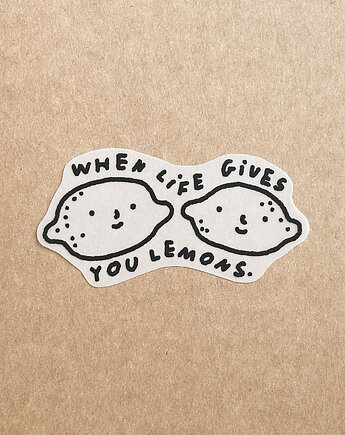 Naprasowanka When live gives you lemons, Weronika Tarka