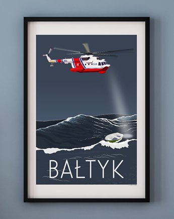 Plakat BAŁTYK, A. W. WIĘCKIEWICZ