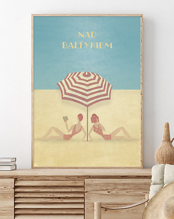 Nad Bałtykiem - plakat fine art, giclee, minimalmill